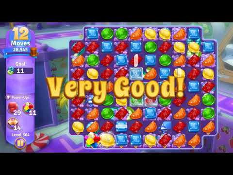 Wonka's World of Candy Level 564 NO BOOSTERS - A S GAMING ✔