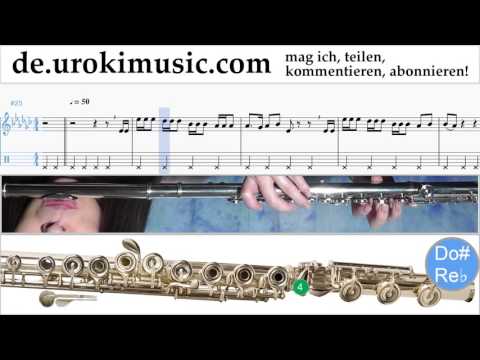 Flöte Lernen Charlie Puth - Attention Tabulatur Teil#2 um-i995