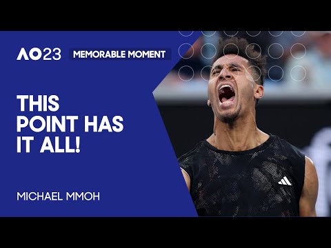 Michael Mmoh Wins AMAZING Rally | Australian Open 2023