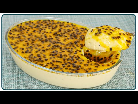 CREAMY AND PERFECT PASSION FRUIT MOUSSE | Nandu Andrade