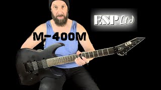 Video thumbnail for ESP Ltd M-400M Satin Black Guitar by Mark Ramsey