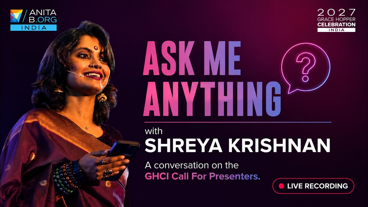GHCI Call For Presenters Explained | Live AMA Session with Shreya Krishnan