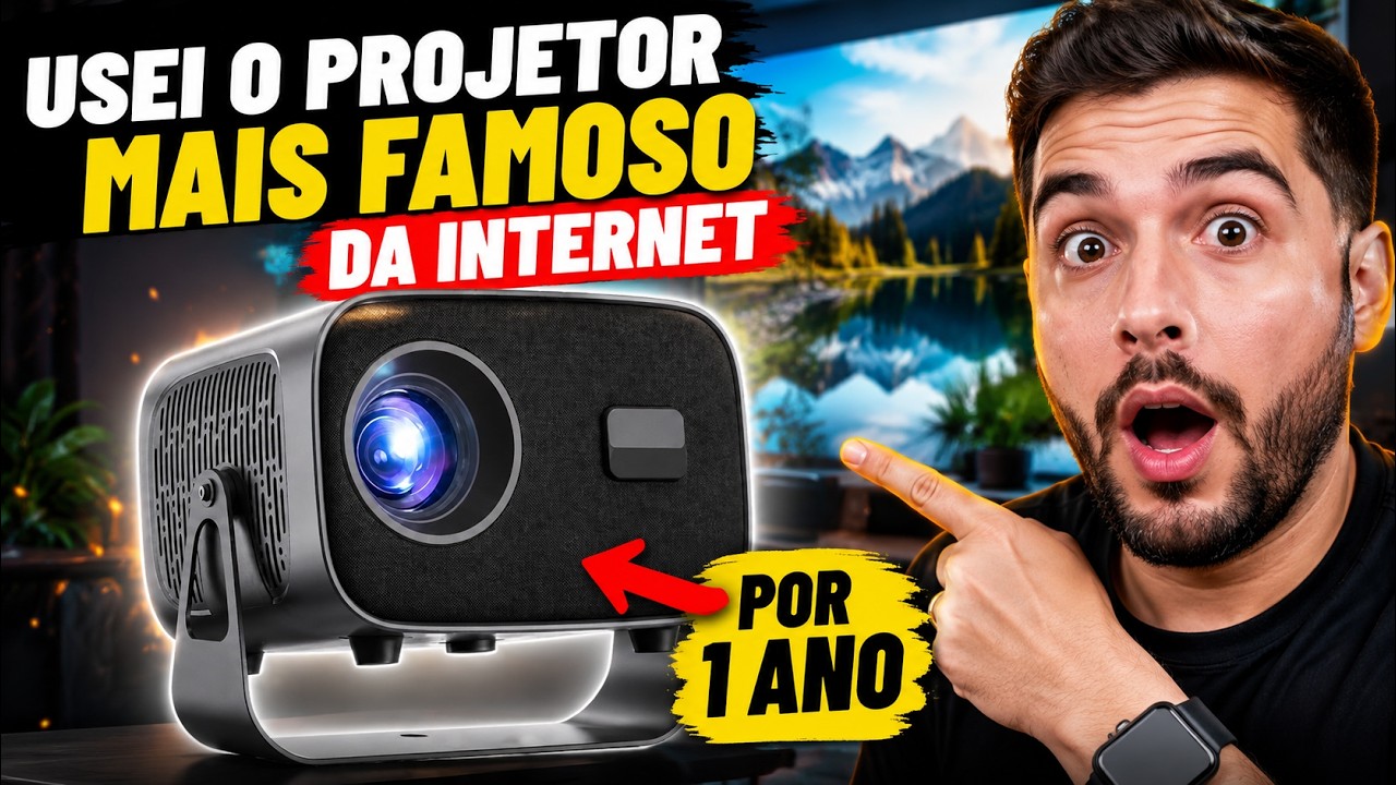 Usei o projetor mais famoso da internet por 1 ano. O resultado após 365 dias vai te surpreender!🚨