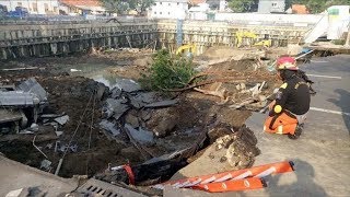 BMKG Juanda Surabaya Sebut Masih Ada Potensi Melebarnya Tanah yang Ambles di Ruas Jalan Gubeng