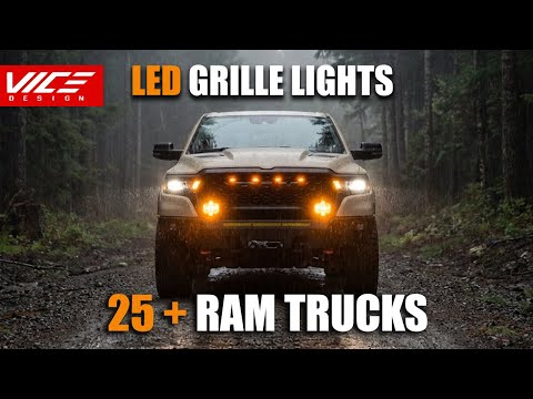 RAM AMBER Grille lights - EASY Upgrade!!!
