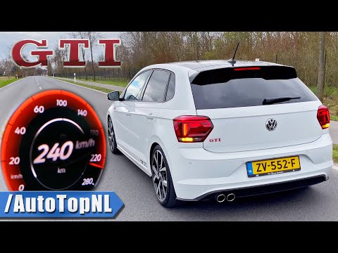 VW Polo GTI 2.0 TSI 200HP 0-240 ACCELERATION & SOUND by AutoTopNL