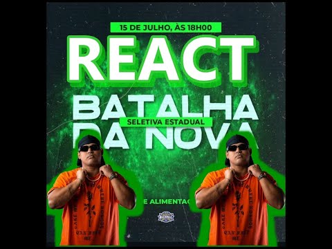 REACT -  BATALHA DA NOVA - MENOR MC VS HOPE MC -   SELETIVA ESTADUAL 2025