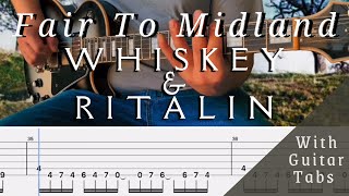 Fair To Midland- Whiskey &amp; Ritalin Cover (Guitar Tabs On Screen)