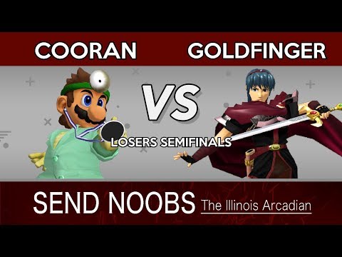 cooran (Dr. Mario) vs Goldfinger (Marth) - Send Noobs Arcadian Loser's Semifinals