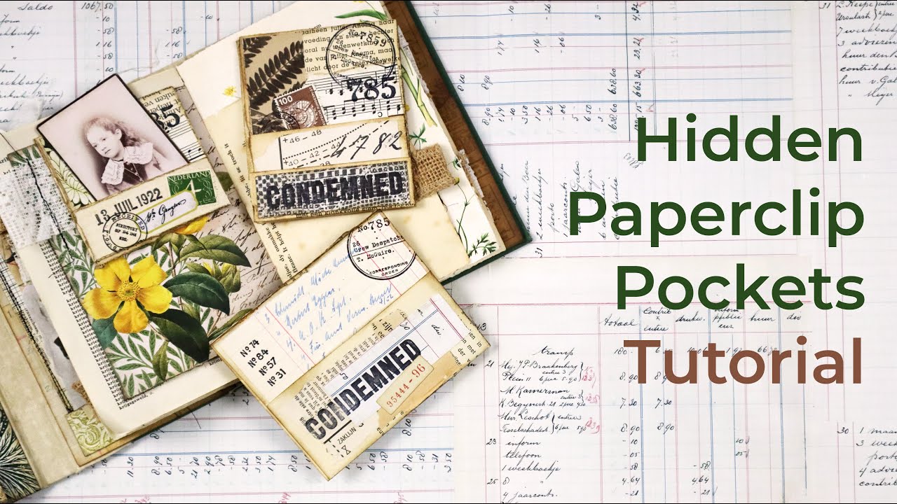 Hidden Paperclip Pocket | 3 ways | Tutorial