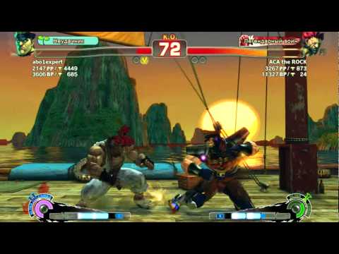 SSF4 AE abo1 [M.Bison] vs ACA the ROCK [Akuma]