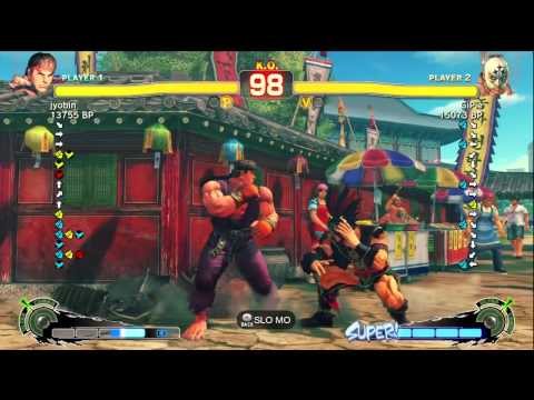 GiPie [ElFuerte] vs jyobin [Ryu] SSF4 Japanese Online Ranked Matches- TRUE-HD