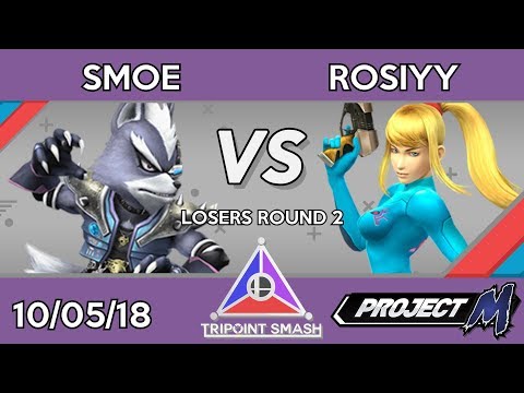 Tripoint Smash 30 - Losers Round 2 - Smoe (Wolf) Vs. RosiYY (Zero Suit Samus)