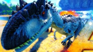 ARK Survival Evolved- ALPHA ALLOSAURUS PACK & BLEED / SPECIAL ATTACK + FISHING ( ARK Allo Gameplay )