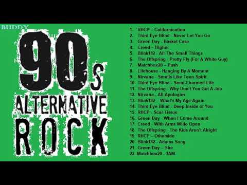 90's Alternative Rock│RHCP│Third Eye Blind│Greenday│Blink182│The Offspring│Nirvana│Creed