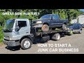 How To Start A JUNK CAR BUSINESS Great Side Hustle