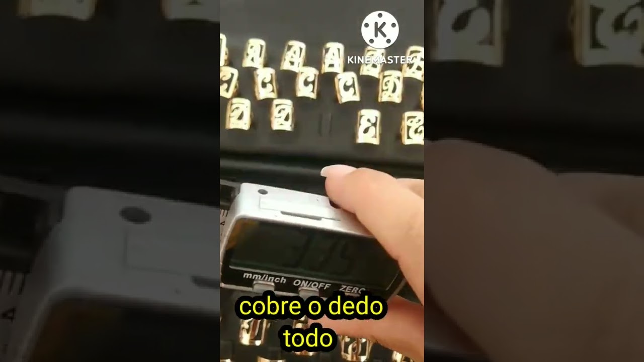 anel de letra no precinho