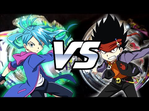 Unlock Unicorn .D.N vs Dark Deathscyther .F.J - [Beyblade Burst] [ANIME BATTLE] - ベイブレードバースト