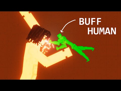 Buff Human  VS Attack  on Titan [Bellza TV] - people playground
