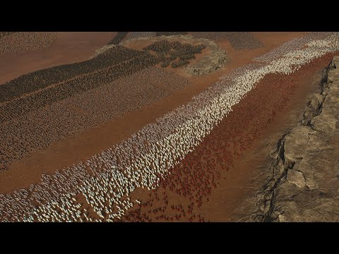 100K HUMANS vs ORCS BATTLE - Epic Fantasy Battle Simulator
