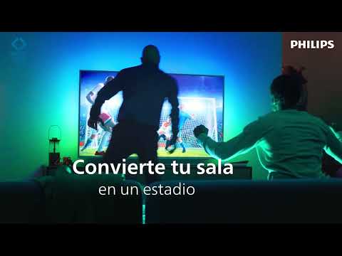 thumbnail video image 2 of Pantalla Philips  55" QLED UHD Ambilight Roku TV 55PUL7985/F8, 2 of 8