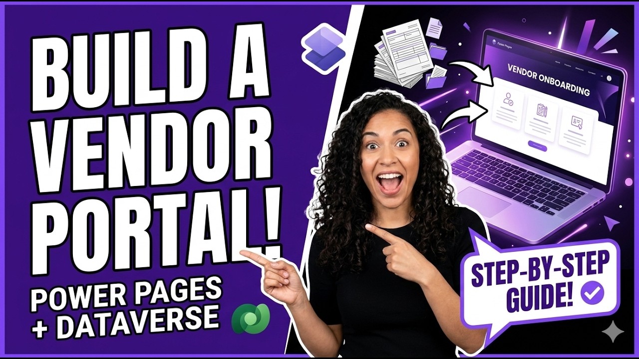Build a Vendor Onboarding Portal with Power Pages + Dataverse (Step‑by‑Step)