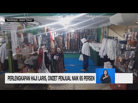 Perlengkapan haji laris, omzet penjualan naik 65 persen