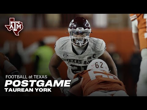 Texas Postgame: Taurean York