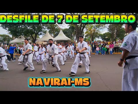 Desfile De 07 De Setembro Em Navirai No Mato Grosso Do Sul. Muito Emocionante...