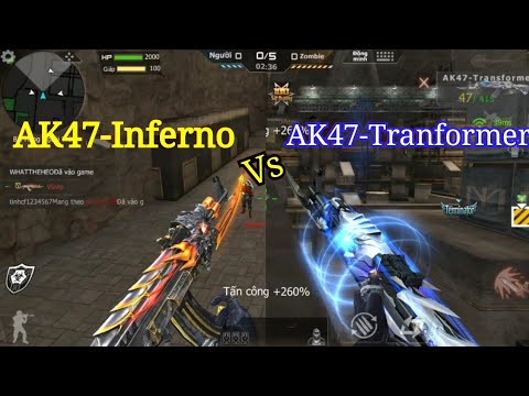 CF Mobile/CF Legends | AK47-Inferno Vs AK47-Transformer - Ai Mạnh Hơn ?
