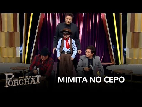 No Mimita, Gugu Gaiteiro desafia Chitãozinho e Xororó no cepo de madeira