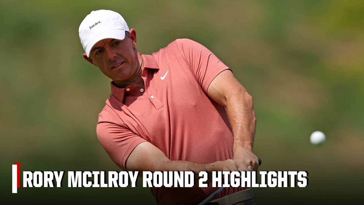Rory McIlroy HIGHLIGHTS 🎥 Round 2 of the BMW Championship | Golf on ESPN