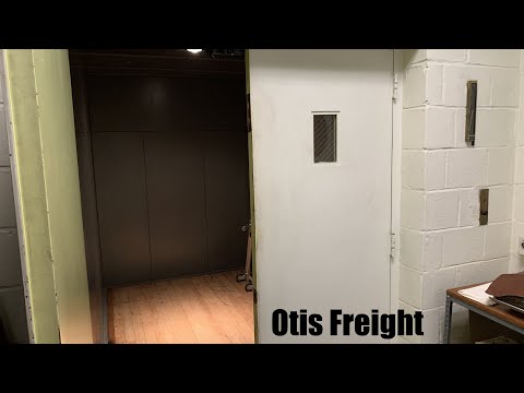 Vintage Otis Traction Freight Elevator