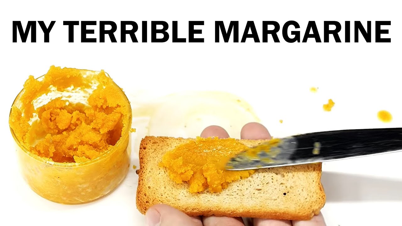 Making margarine from olive oil