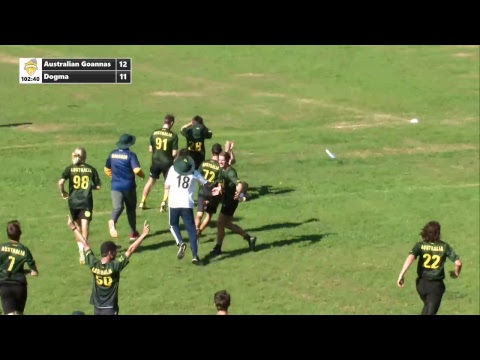 2019 NZUC -   Australian Goannas VS Dogma  - Open division semi final