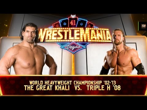 FULL MATCH: Triple H vs. The Great Khali: WWE 2K25 WrestleMania 41 July. 21 , 2025