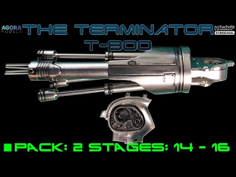 Stavba Terminator T-800 Agora Models - Pack: 2, Stages: 14 - 16 Scale Model