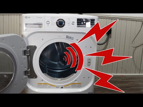LG Dryer Noise - How to Find and Fix a Squeal, Squeak, or Bumping Noise!