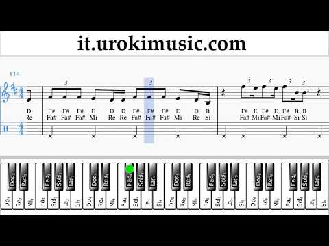 Lezioni di Pianoforte (mano destra) The Chainsmokers - Sick Boy Tutorial Spartito um-ih276