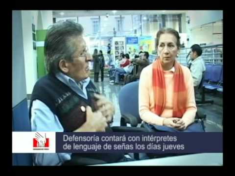 Cómo signar Defensor Del Pueblo en LSE