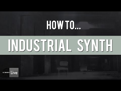 How to Make Industrial Techno Synth (Free Rack) [ Ableton Techno Tutorial ]