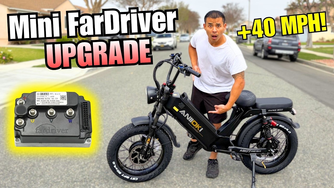 I Unlocked +40 MPH on My Ebike… With Just a Controller Upgrade | Aniioki Aq177 Pro Max Upgrade