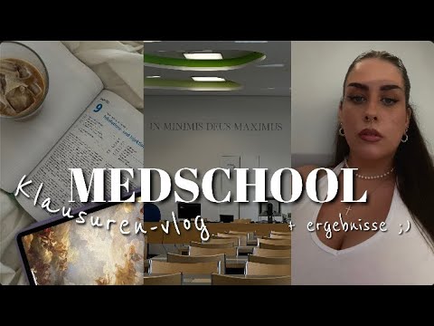 die ersten KLAUSUREN in der Klinik + ERGEBNISSE *medschool edition* | mental health update :)