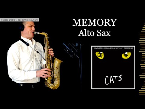 MEMORY (from Cats) - A.L.Webber - Alto Sax - Free score
