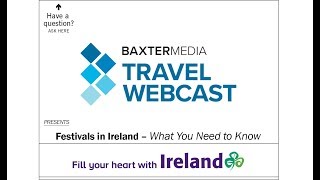 Recorded Webcast: Festivals in Ireland