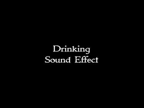 Drinking sound effect (female)
