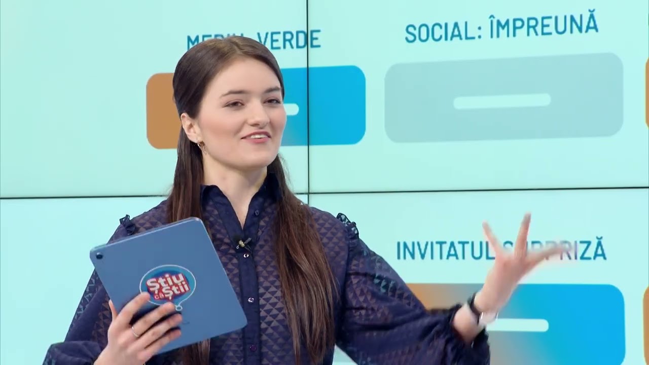 Emisiunea  „Știu că Știi” dedicată principiilor ESG