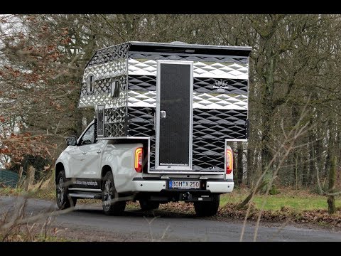 Wohnkabine Camp-Crown Retreat Basic - schwarz - passt auf X-Klasse Mercedes