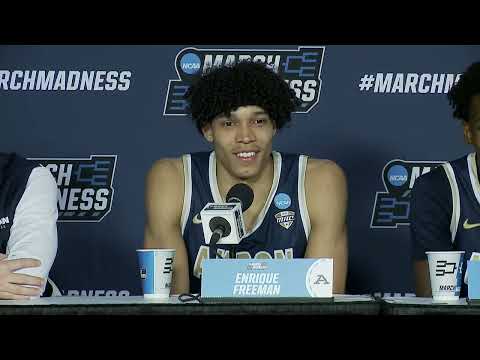 Akron First Round Postgame Press Conference - 2024 NCAA Tournament
