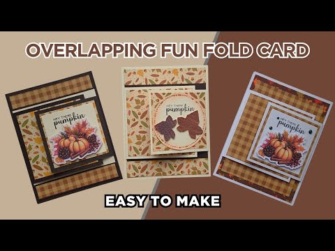 Overlapping flap fun fold card tutorial